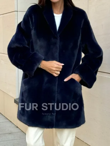 Шуба из аукционного меха норки KOPENHAGEN FUR - фото 1