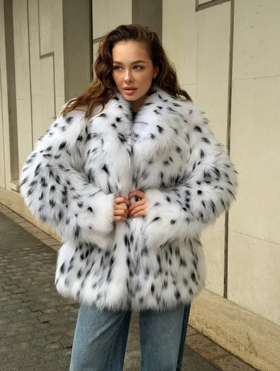 Шуба под рысь белая - фото 11